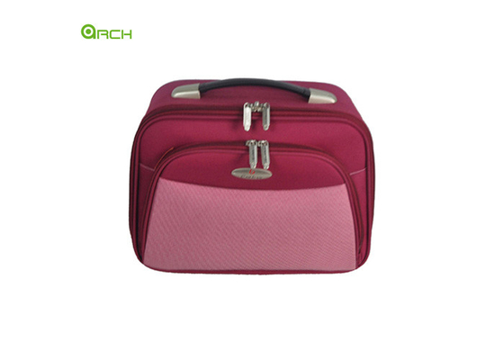 Bolsa de viagem minimalista cosmética com bolsos elásticos internos