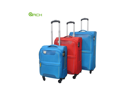 Fabricante 3PCS Set Travel Trolley Saco de bagagem leve com dois bolsos dianteiros