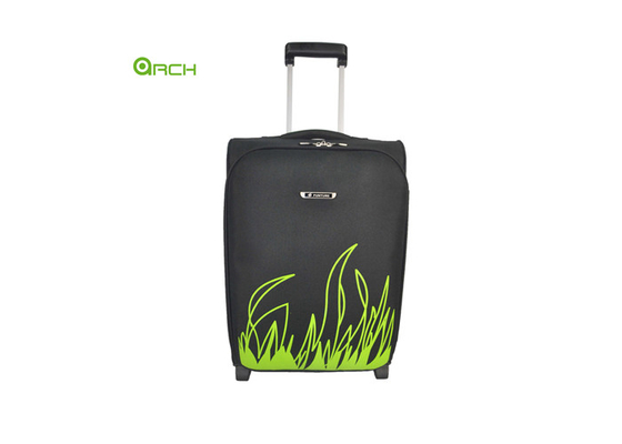 600d impressão Shell Suitcase dura lisa, bagagem do girador de 4 rodas