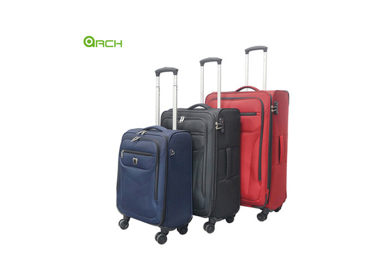 Preço da fábrica 3PCS Set Trolley de viagem Saco de bagagem leve com rodas de espinha dupla