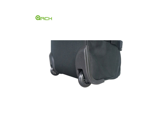 300D Saco de viagem de bagagem de poliéster Carrinho de cabine com um grande bolso da frente