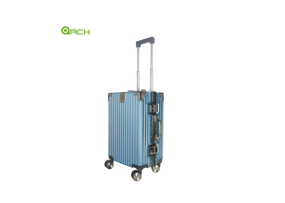 Fabricante ABS Trolley bagagem de lado duro com rodas giratórias e moldura de alumínio