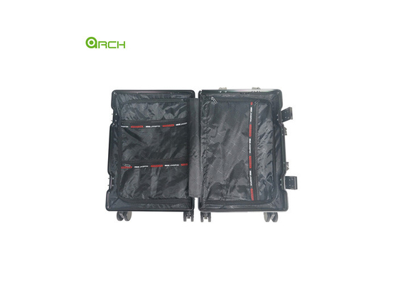 Fabricante ABS Trolley bagagem de lado duro com rodas giratórias e moldura de alumínio