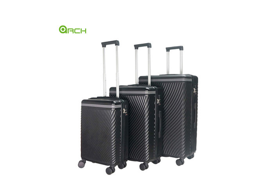 Bagagem ABS de lado duro com rodas de espinha dupla e fechadura Tsa para viagens convenientes