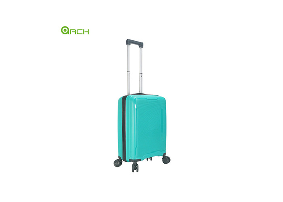 Fabricante PP Trolley Bagagem de viagem com rodas de duplo girador e alças de transporte retráteis