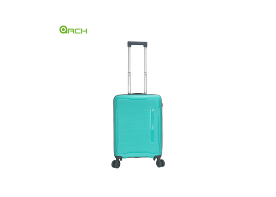 Fabricante PP Trolley Bagagem de viagem com rodas de duplo girador e alças de transporte retráteis