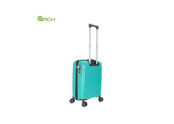 Fabricante PP Trolley Bagagem de viagem com rodas de duplo girador e alças de transporte retráteis