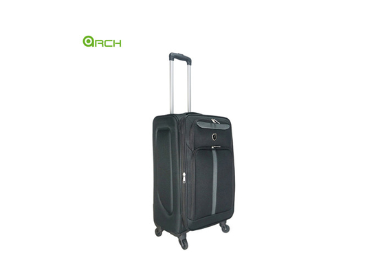 Preço de fábrica Mochila de rodas de giro Bagagem de lado macio com dois bolsos dianteiros