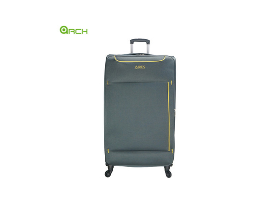 Rodagens baratas Trolley de viagem bagagem de lado macio com dois bolsos dianteiros