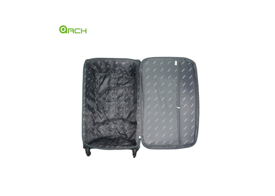 Rodagens baratas Trolley de viagem bagagem de lado macio com dois bolsos dianteiros