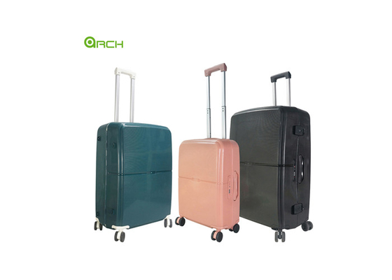 Fabricante PP Trolley de viagem bagagem de lado duro com rodas duplas