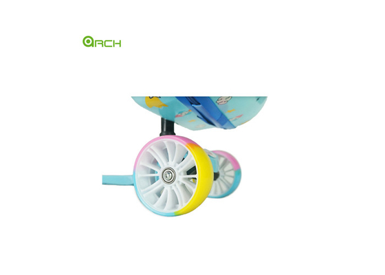 Preço de fábrica KIDS Trolley bagagem de lado duro com scooter